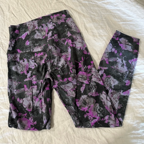 Lululemon Align Pant II 25" Floral Shift Multi 4 - Picture 5 of 7